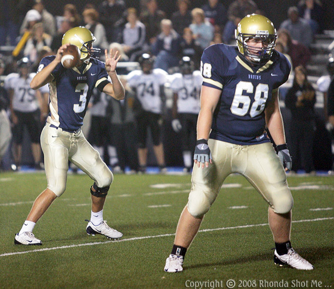 Parker Mack # 68... watching the QB's back